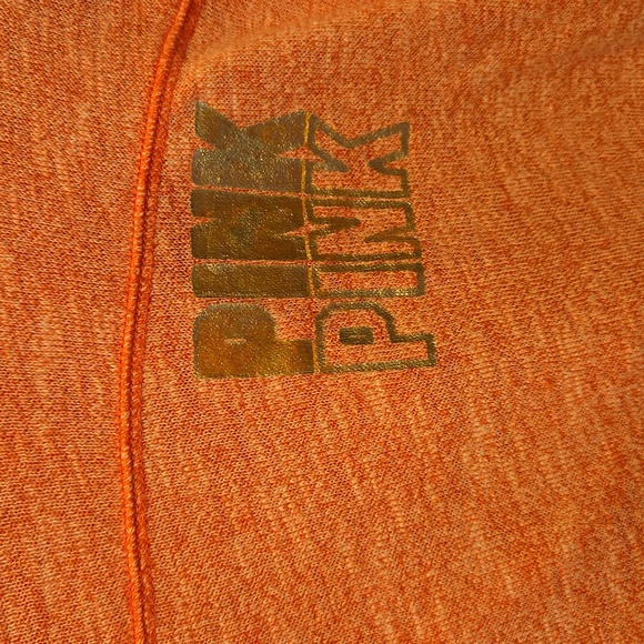 VICTORIA'S SECRET PINK Lightweight Bling Hoodie Peekaboo Open Back Women's S - Picture 6 of 8